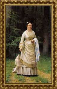 Портрет Веры Николаевны Третьяковой. 1876