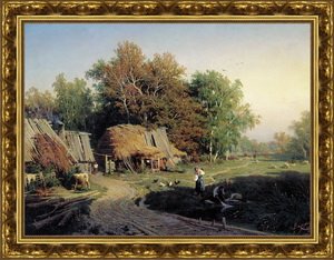 Деревня. 1869