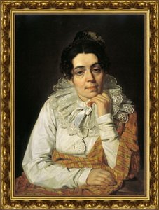 Портрет М.А.Венециановой. 1810-е