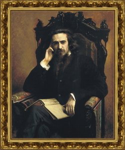 Портрет философа Владимира Сергеевича Соловьёва. 1885