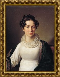 Портрет Анны Андреевны Тропининой, сестры художника. 1827