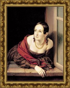 Женщина в окне (Казначейша). 1841