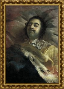 Петр I на смертном ложе. 1725