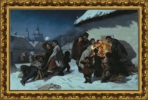 Колядки в Малороссии. 1864