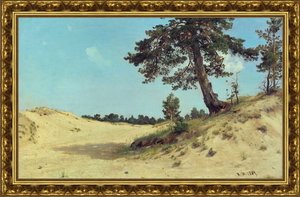 Сосна на песке. 1884