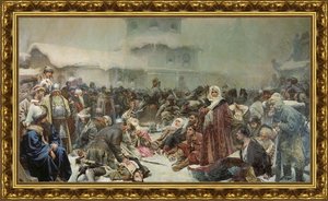Марфа Посадница. Уничтожение новгородского веча. 1889