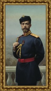 Император Николай II с орденом святого Владимира. 1905
