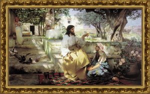 Христос у Марфы и Марии. 1886