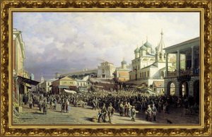 Рынок в Нижнем Новгороде. 1872